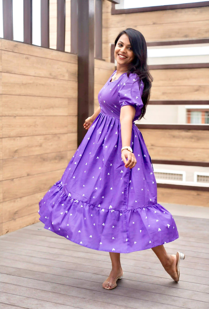 Heartly  Day to Night Dress Without Lining
