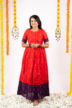 Load image into Gallery viewer, Meenakshi  Dress With Lining &quot;Non-Maternity &amp; maternity Feeding-Friendly Dress&quot;
