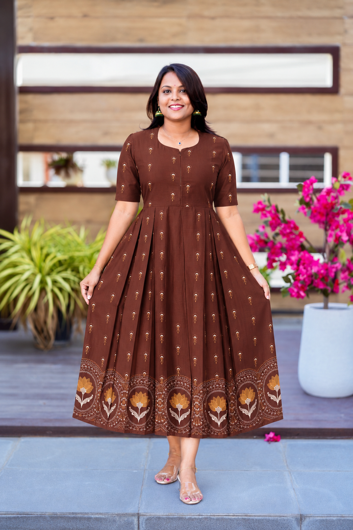 Swetha casual Dress With Lining