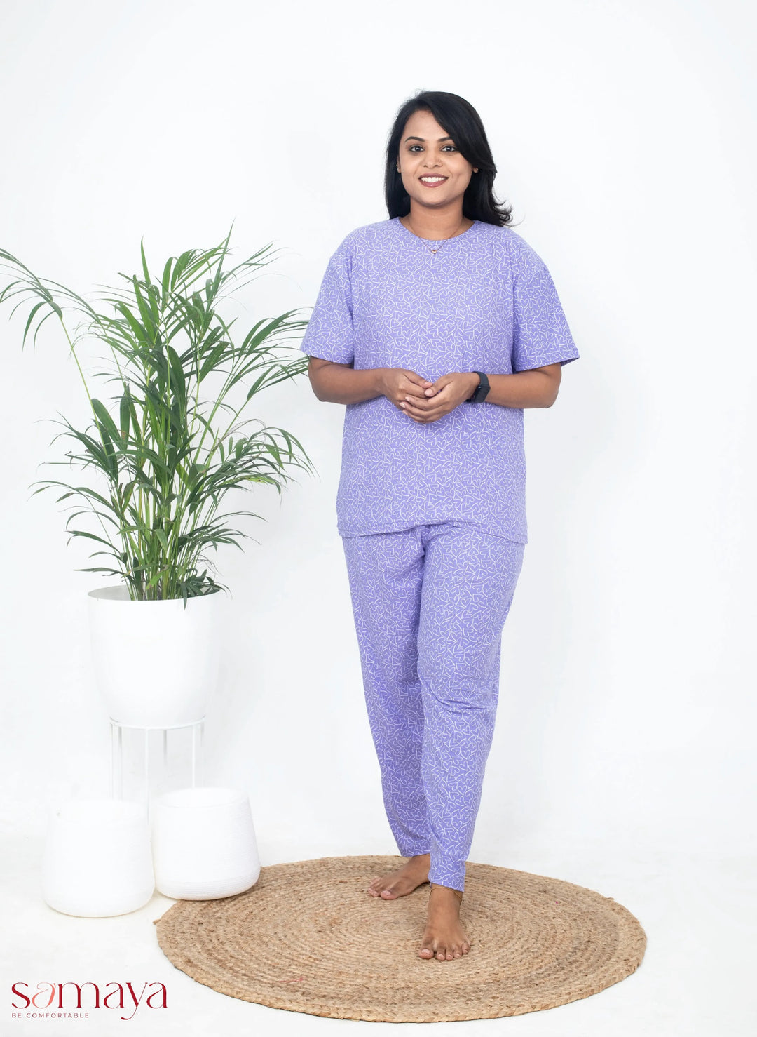 Lilac Heart Pant Set ( non feeding)