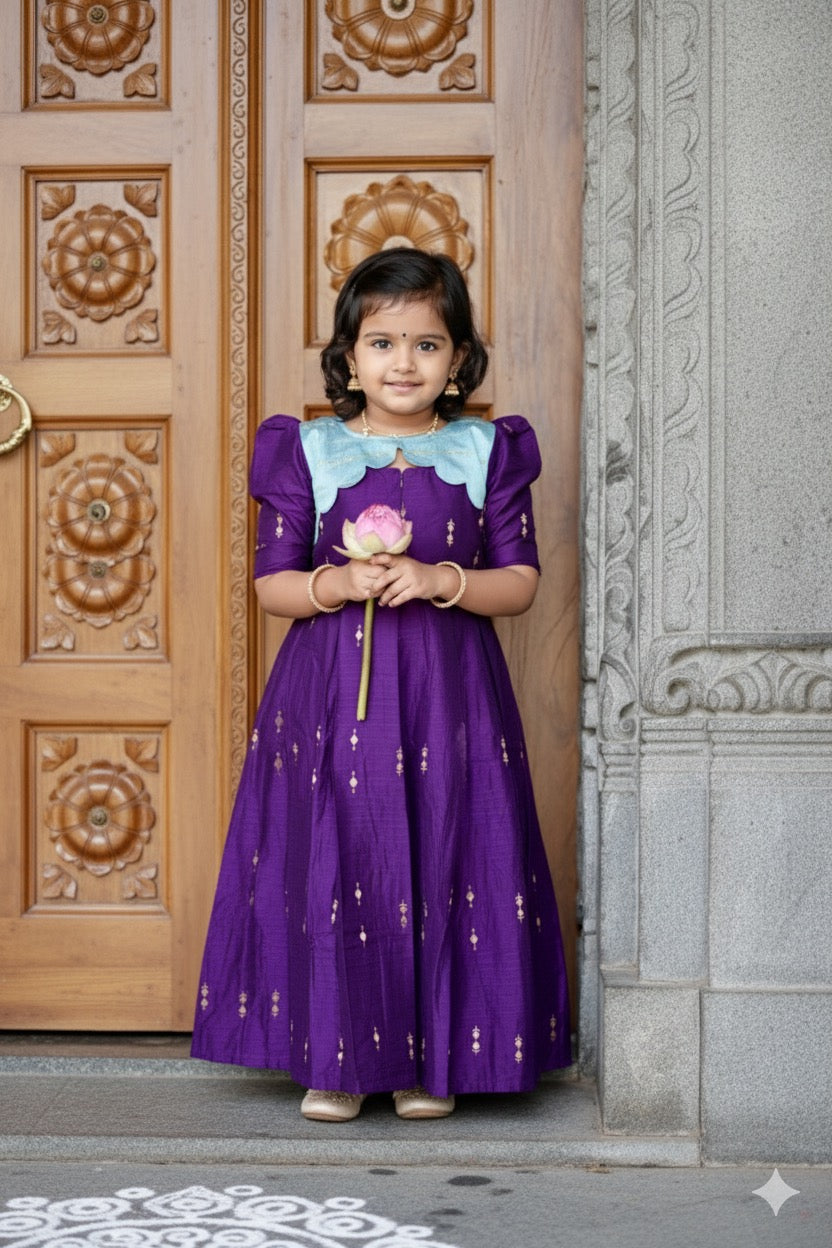 Radhai kids Dress With Lining ( pre order )