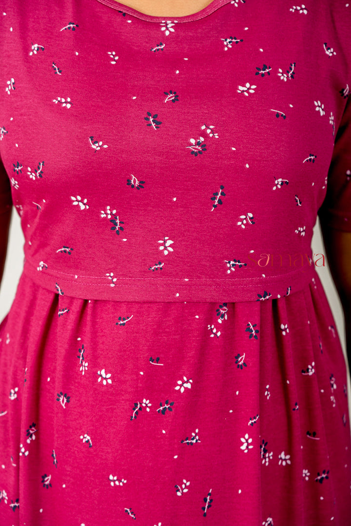 Maxi Wine Garden Light Weight ( Minor embroidery variation so sold at sale price )