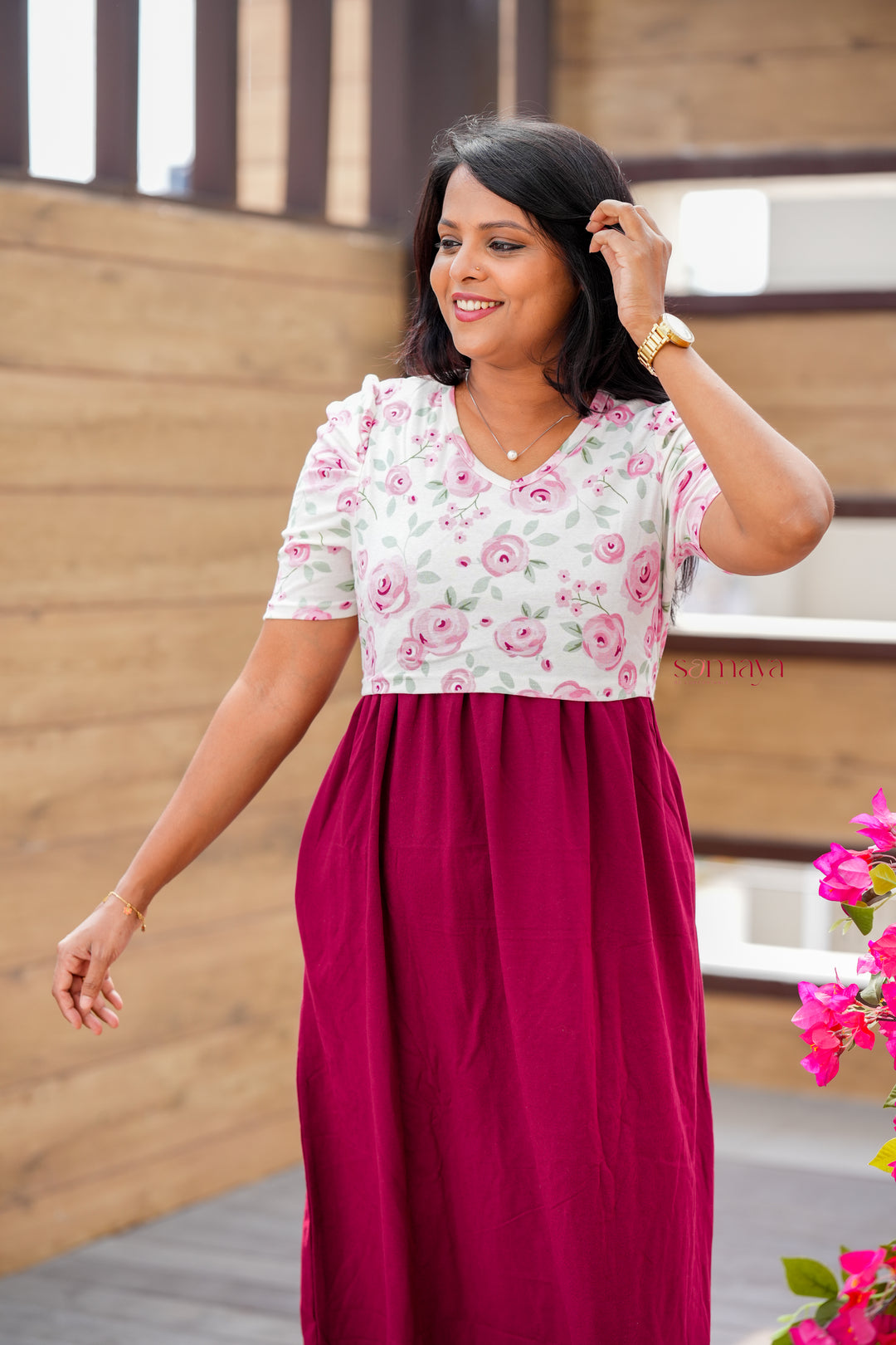 Midi Roja Light Weight Dress