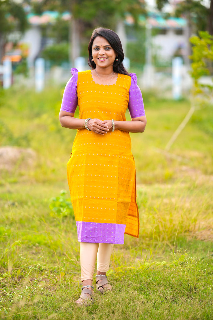 Raw Silk kurta full lining 44 inch