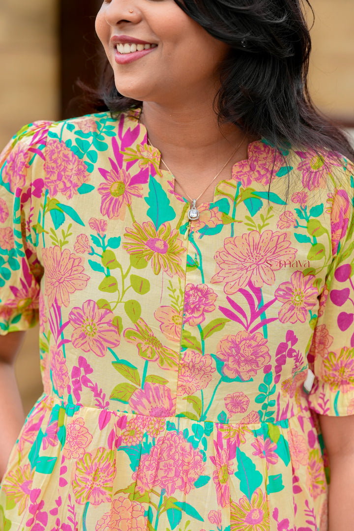 Swara  Casual Dress With Lining( SPECIAL OFFER PRICE)