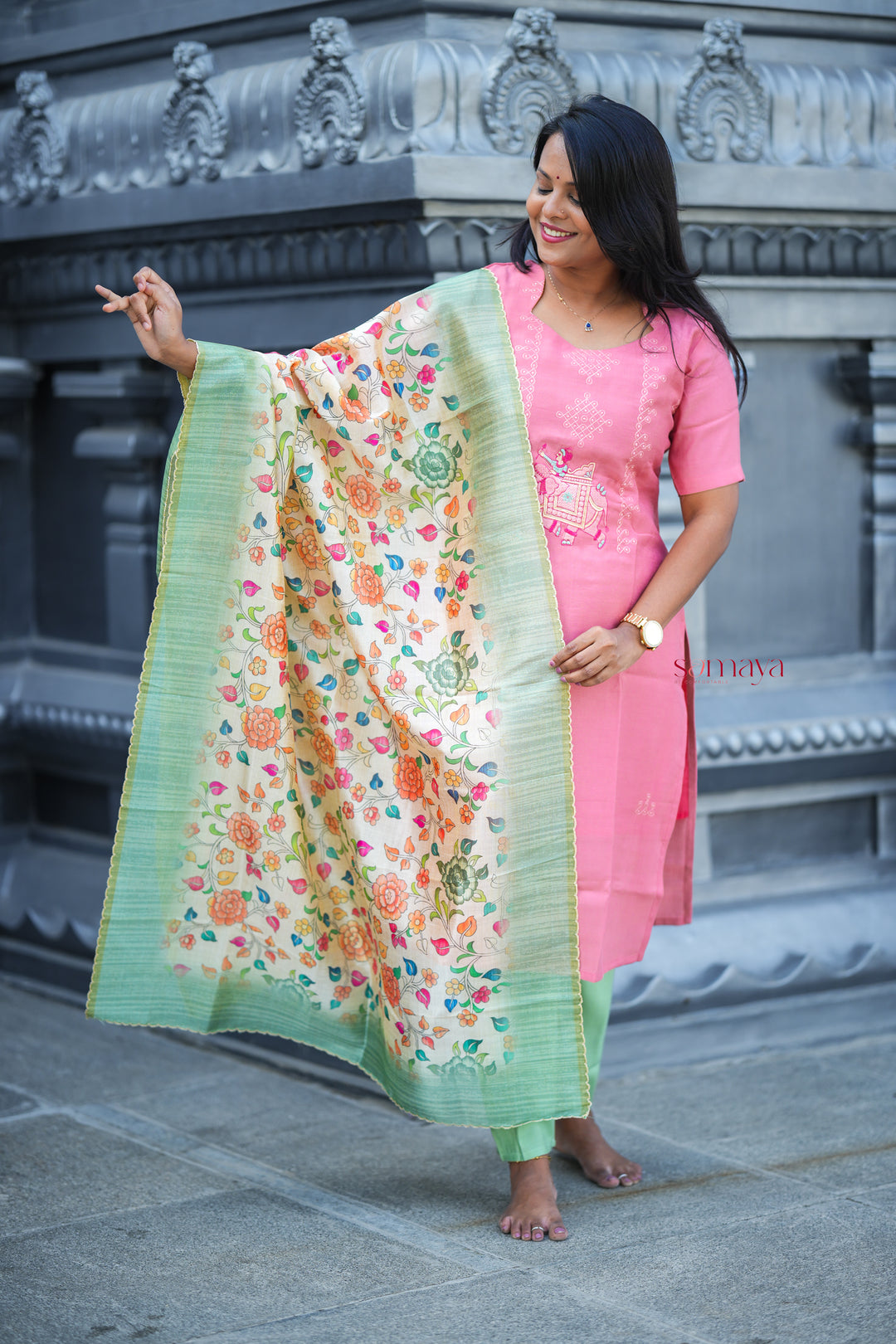 Kolam Saanvi 3 piece salwar suit set with dupptta ( pre order)