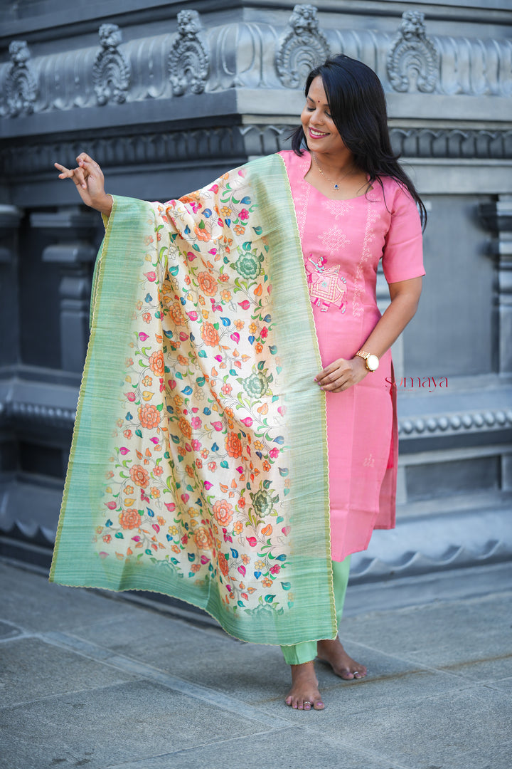 Kolam Saanvi 3 piece salwar suit set with dupptta ( pre order)