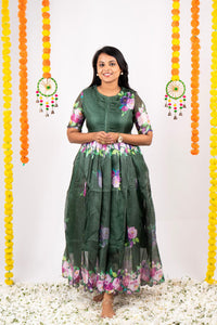 Paavay Dress With Lining "Non-Maternity & maternity Feeding-Friendly Dress"