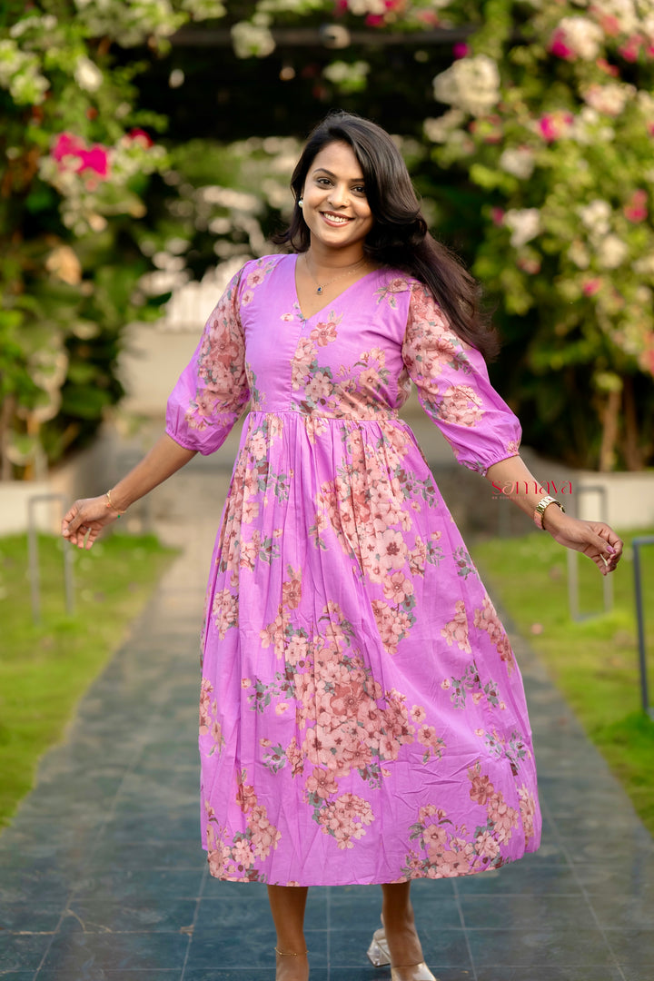 Sahana casual Dress With Lining