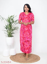 Load image into Gallery viewer, Luxury maxi  Pink Light Weight Dress
