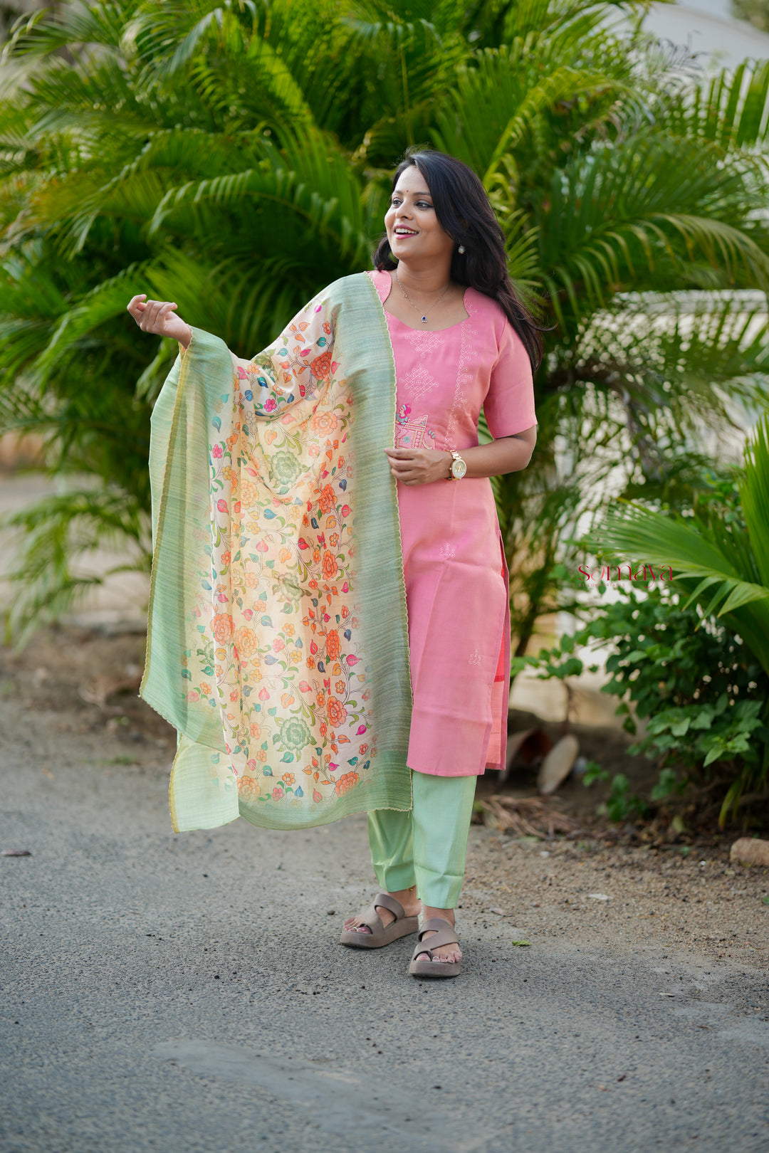 Kolam Saanvi 3 piece salwar suit set with dupptta ( pre order)