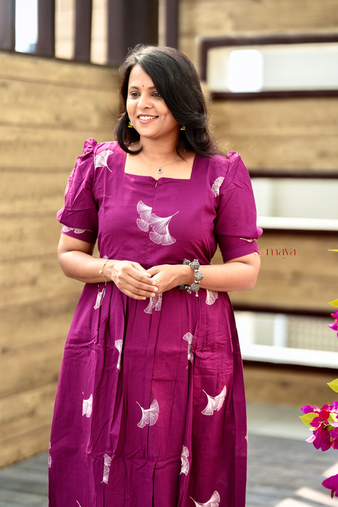 Kiara feather casual Dress With Lining( SPECIAL EDITION LIMITED STOCK )