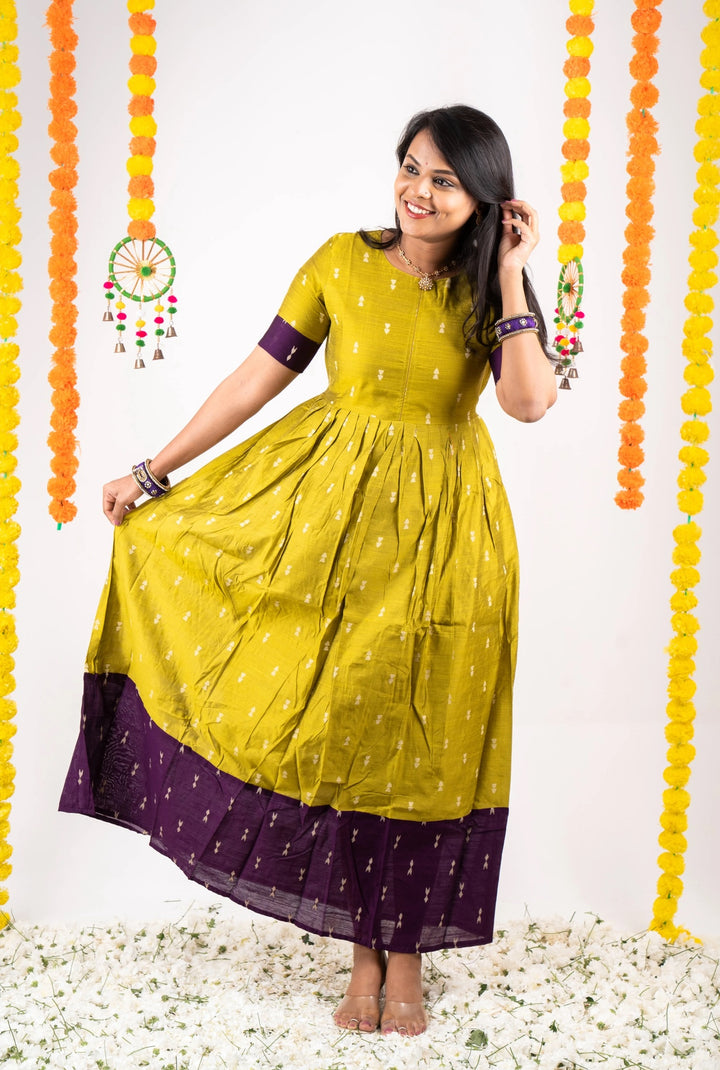 Yamuna  Dress With Lining