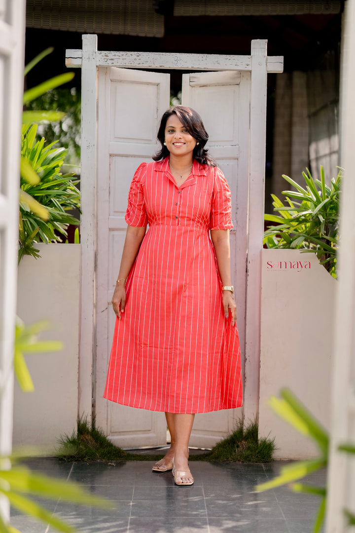 Missy Casual Dress With Lining