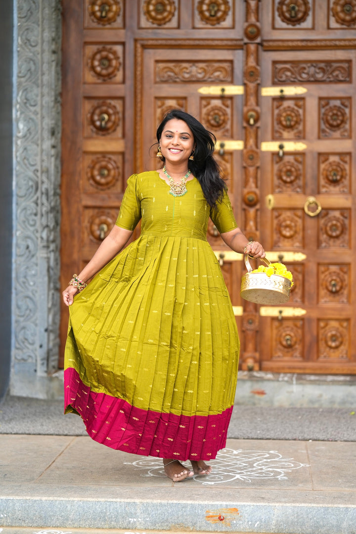 Nandhitha maxi  Dress With Lining