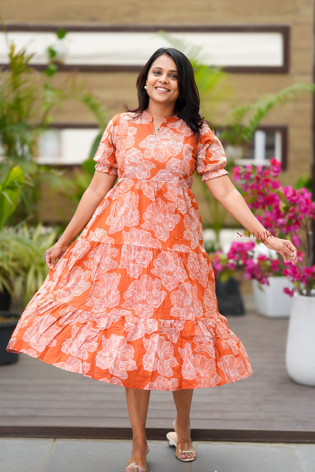 Tanvi Casual Dress With Lining