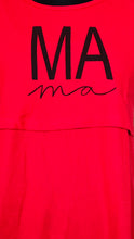 Load image into Gallery viewer, Maternity t-shirt Red Ma thick
