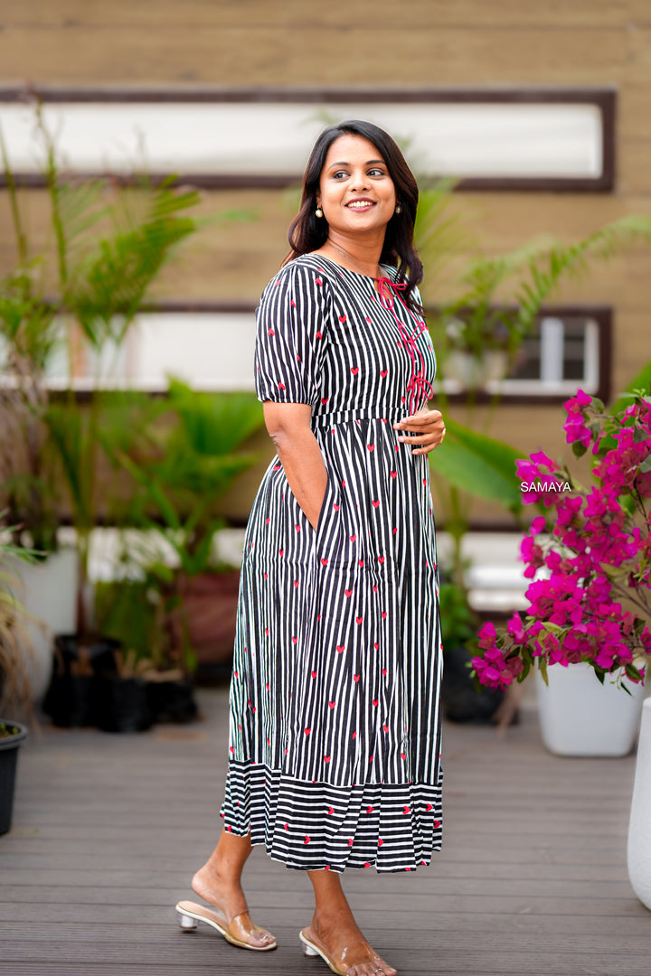 Heartly  - black   Casual Dress With Lining