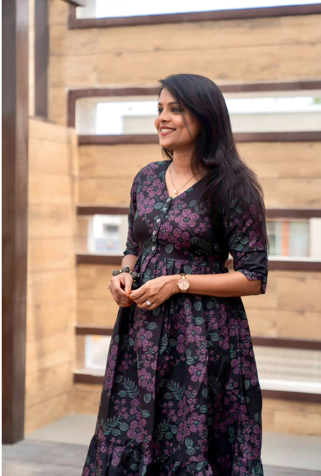 Black Day to Night Dress Without Lining