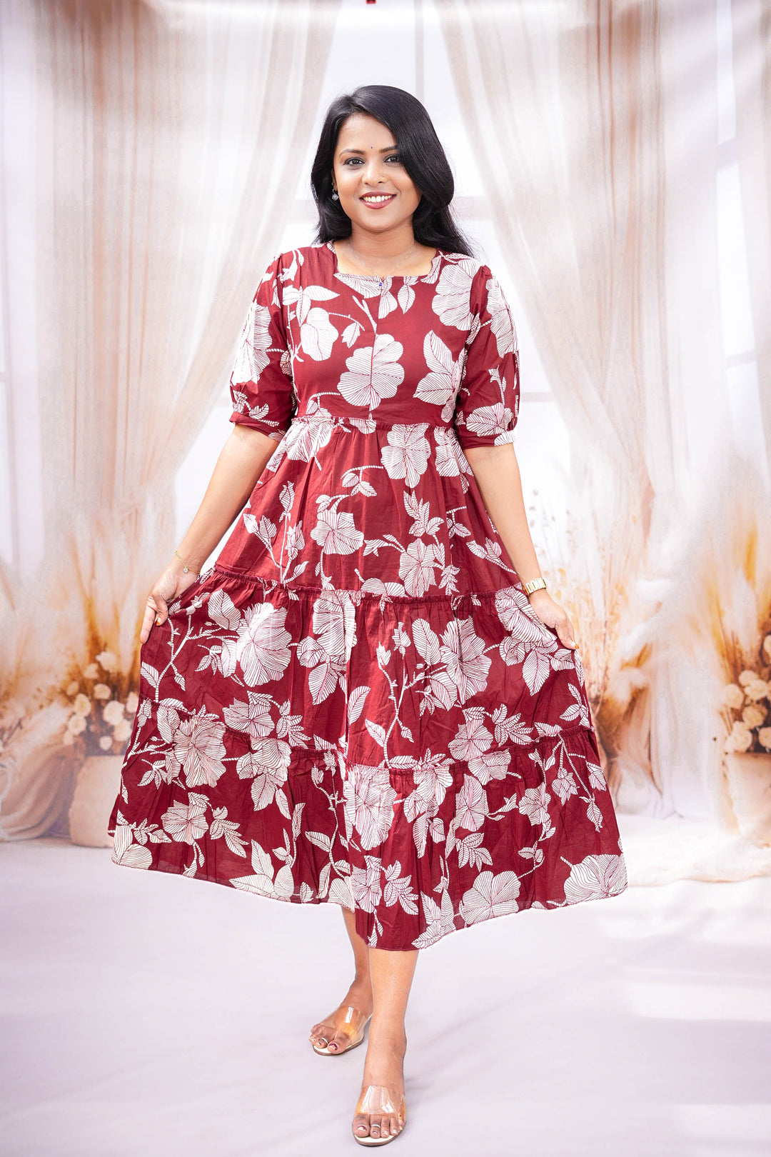 Riya day to night dress without lining