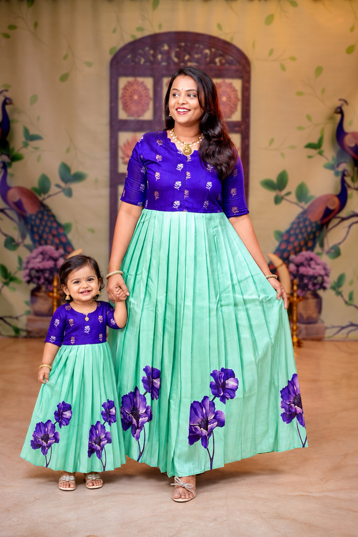Yazhini kids Dress With lining ( pre order oct 30 )