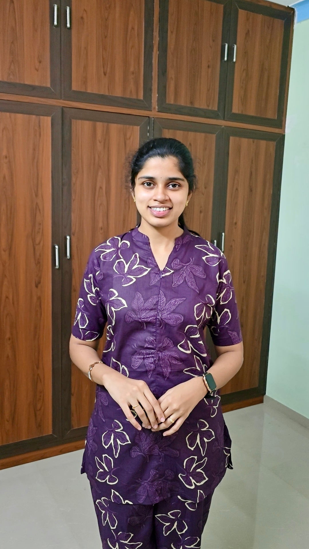 Theera -Purple Night Co-ord Set ( pre order )