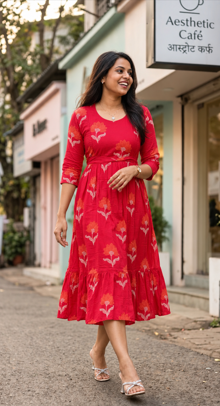 Shreya Casual Dress With Lining