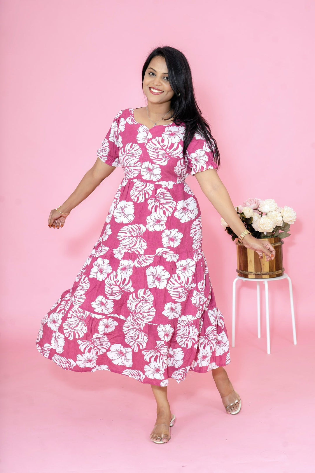 Flora casual Dress With Lining - Main Image