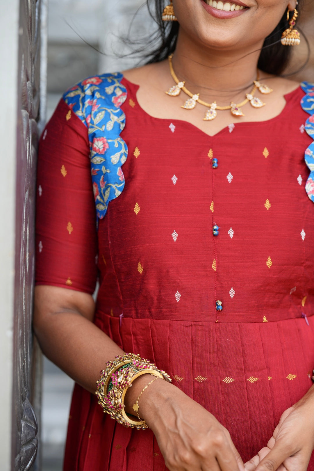 Sneha  festive maxi  Dress With Lining