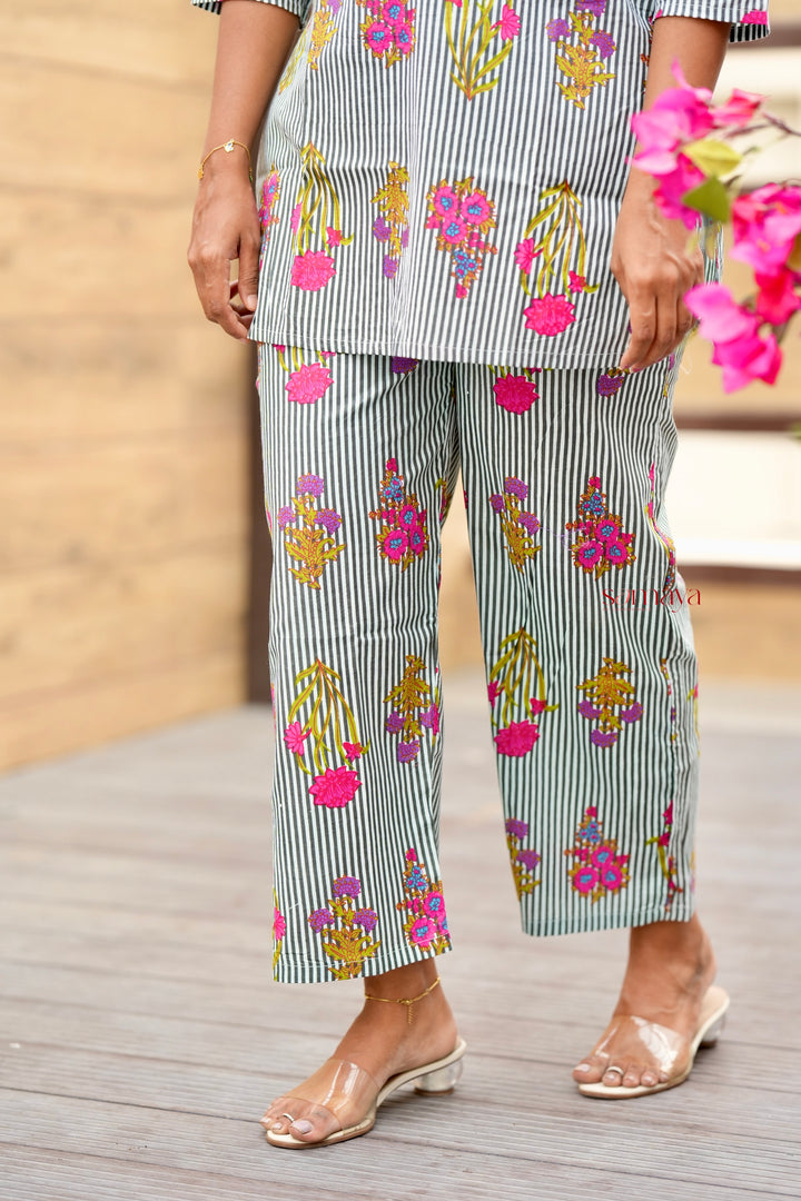 HAASYA- Checked Night Co-ord Set