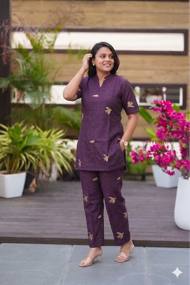 Theera -Bird day to night  Co-ord Set