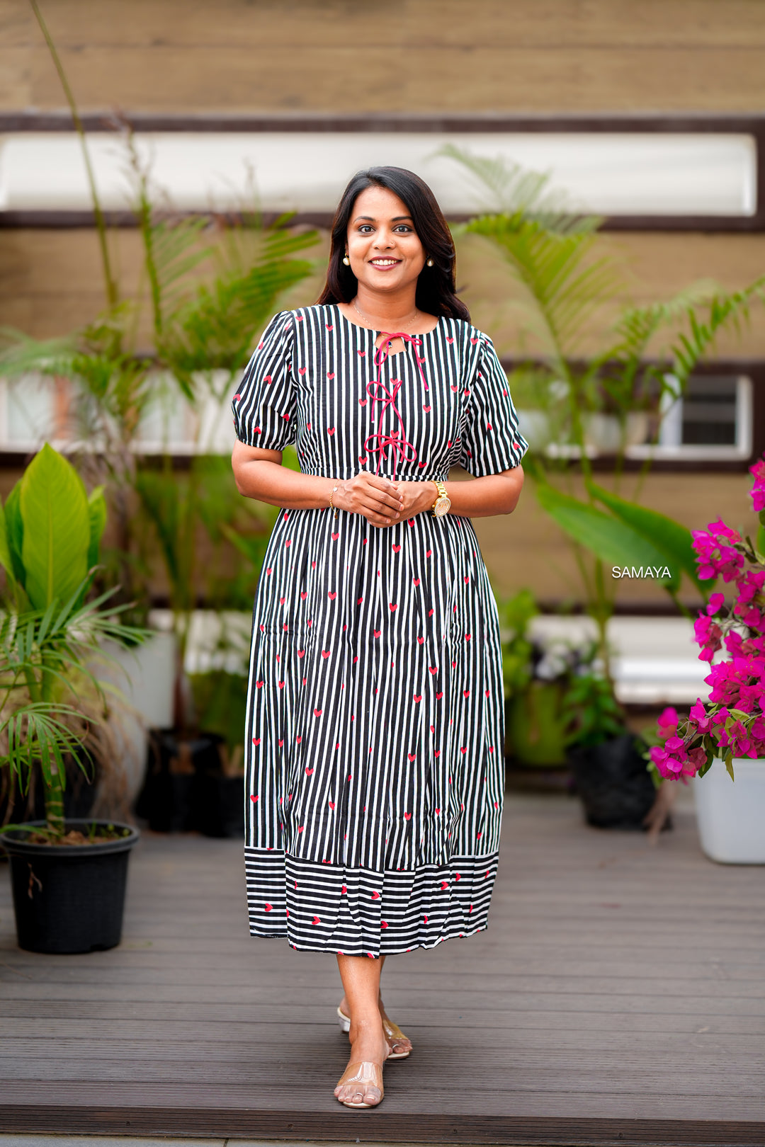 Heartly  - black   Casual Dress With Lining