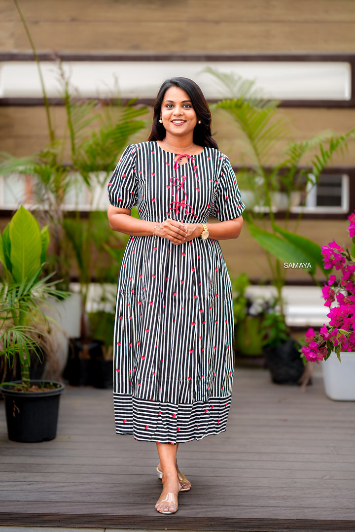 Heartly  - black   Casual Dress With Lining