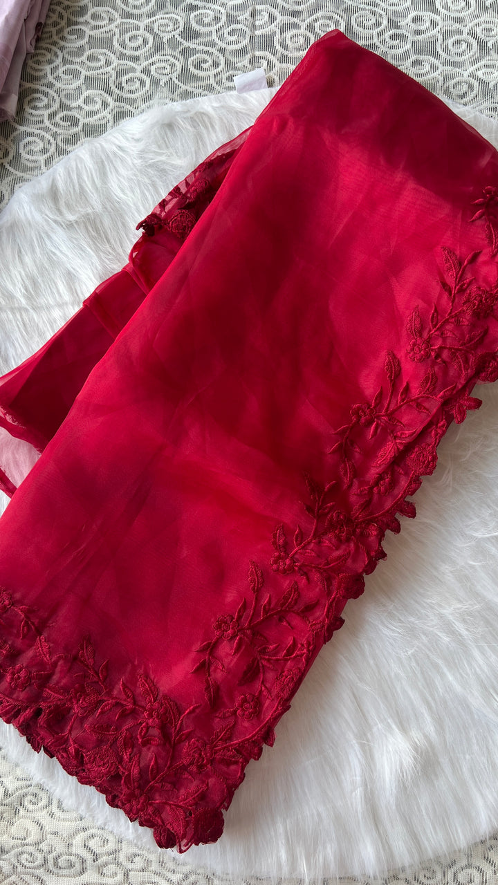 Heartly Organza Saree