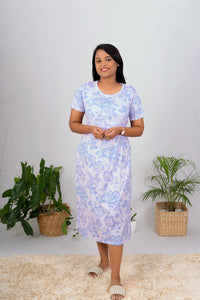 Midi lilac light weight collection dress