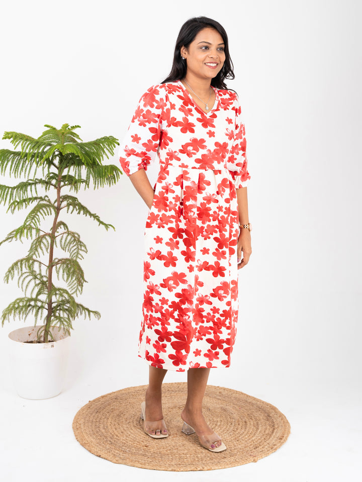 Midi brittany thick non transparent Dress