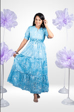 Load image into Gallery viewer, Vaanam casual Maxi Dress With Lining Non-Maternity &amp; Feeding-Friendly Dress
