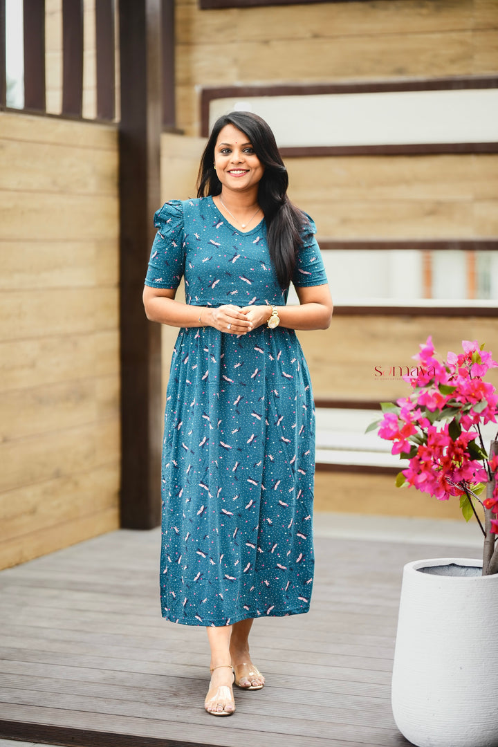 Maxi dragon fly  Light Weight Dress