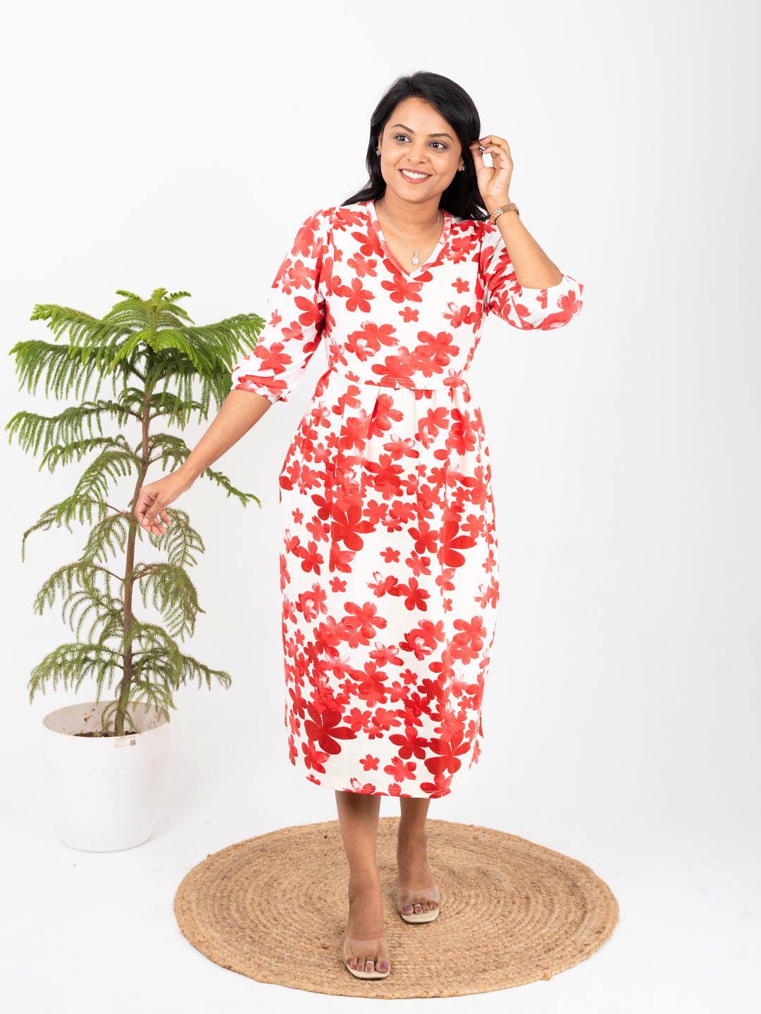 Midi brittany thick non transparent Dress