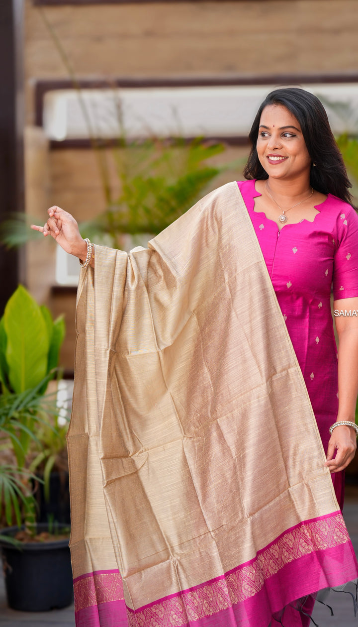 Leena raw silk suit set with dupptta( set of 3) ready to dispatch
