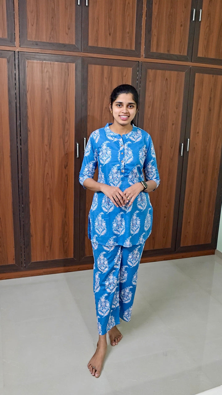 THEERA -Sky Night Co-ord Set