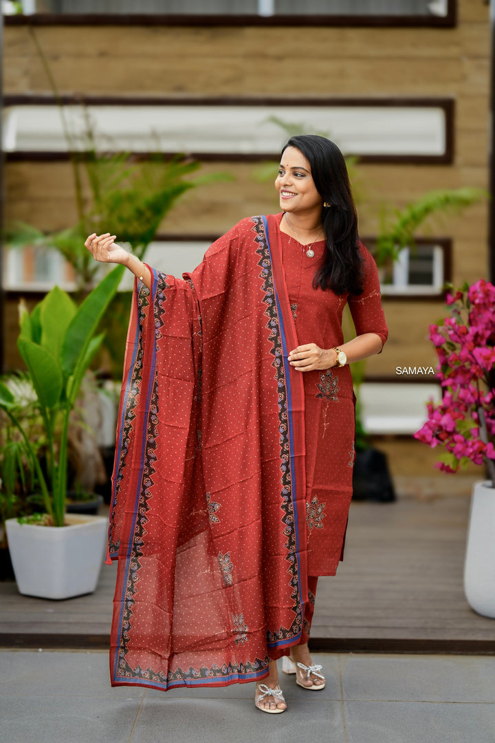 Hasini Cotton 3 piece Set with lining