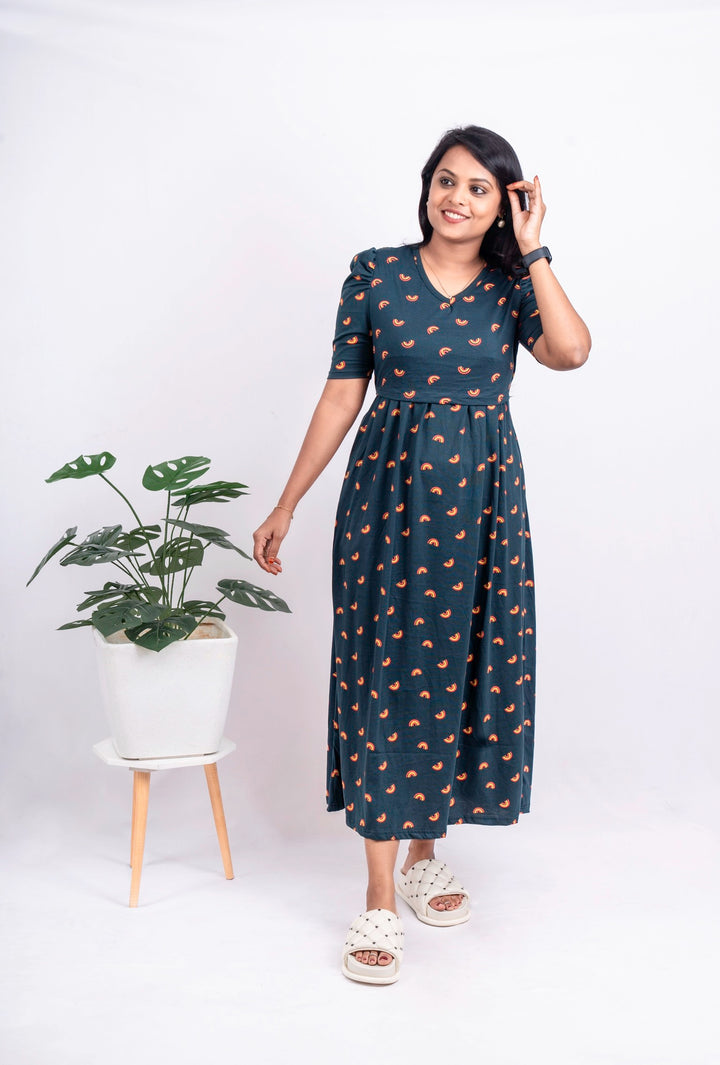 Maxi Bottle Green Light Weight Dress