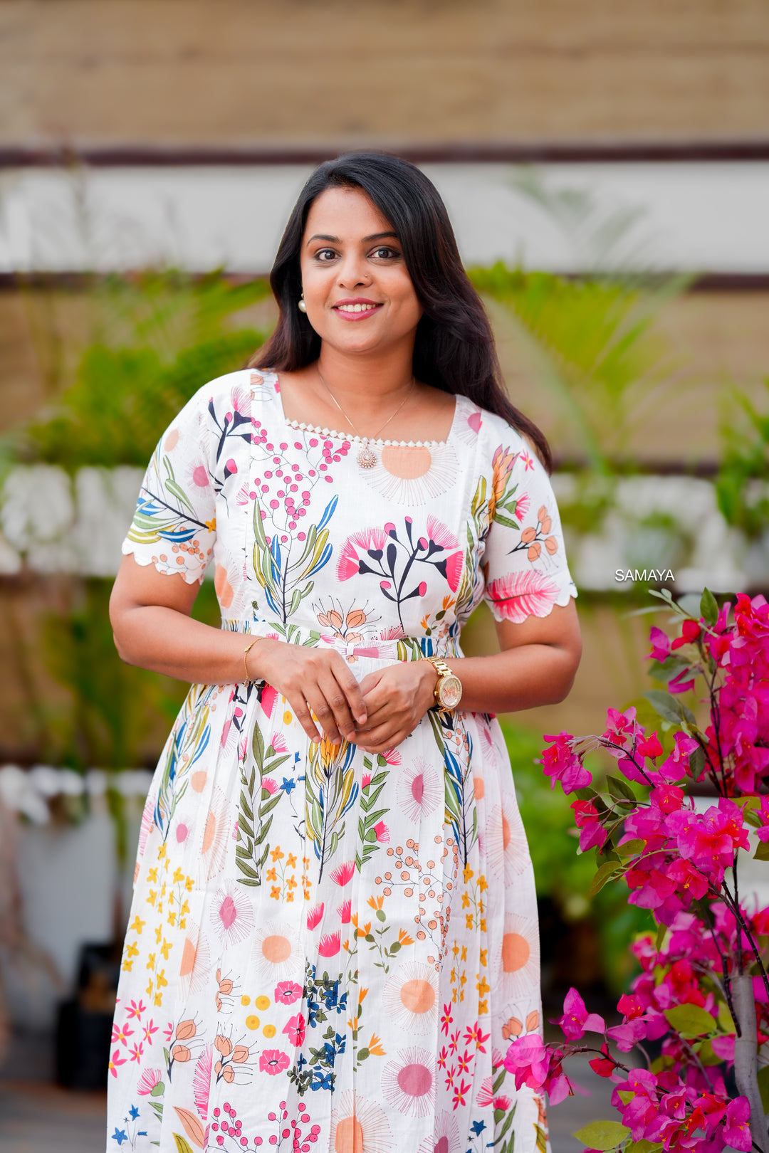 Anu  midi Casual Dress With Lining