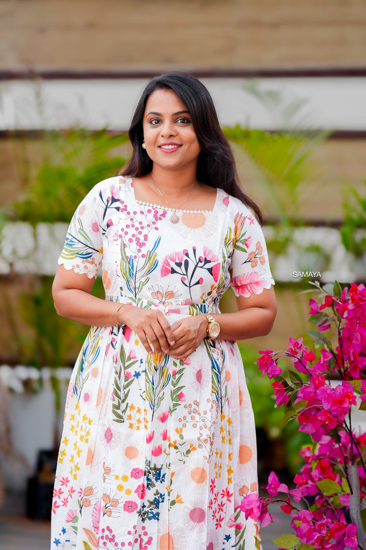 Anu  midi Casual Dress With Lining