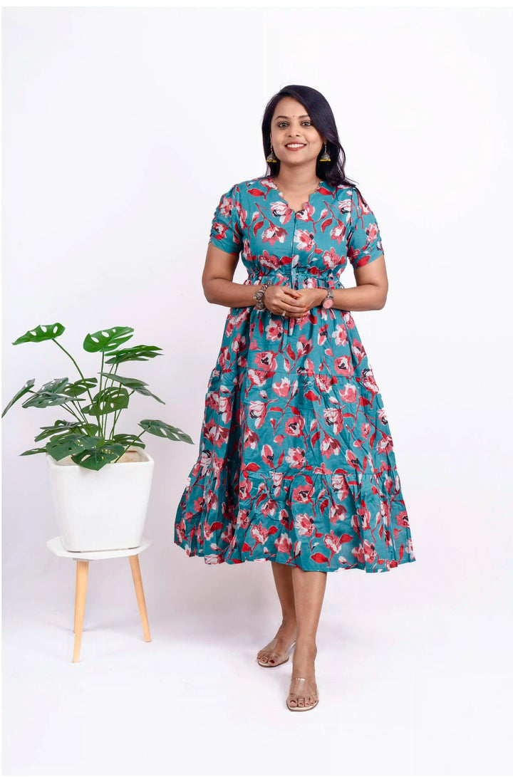 Swetha  Casual Dress With Lining
