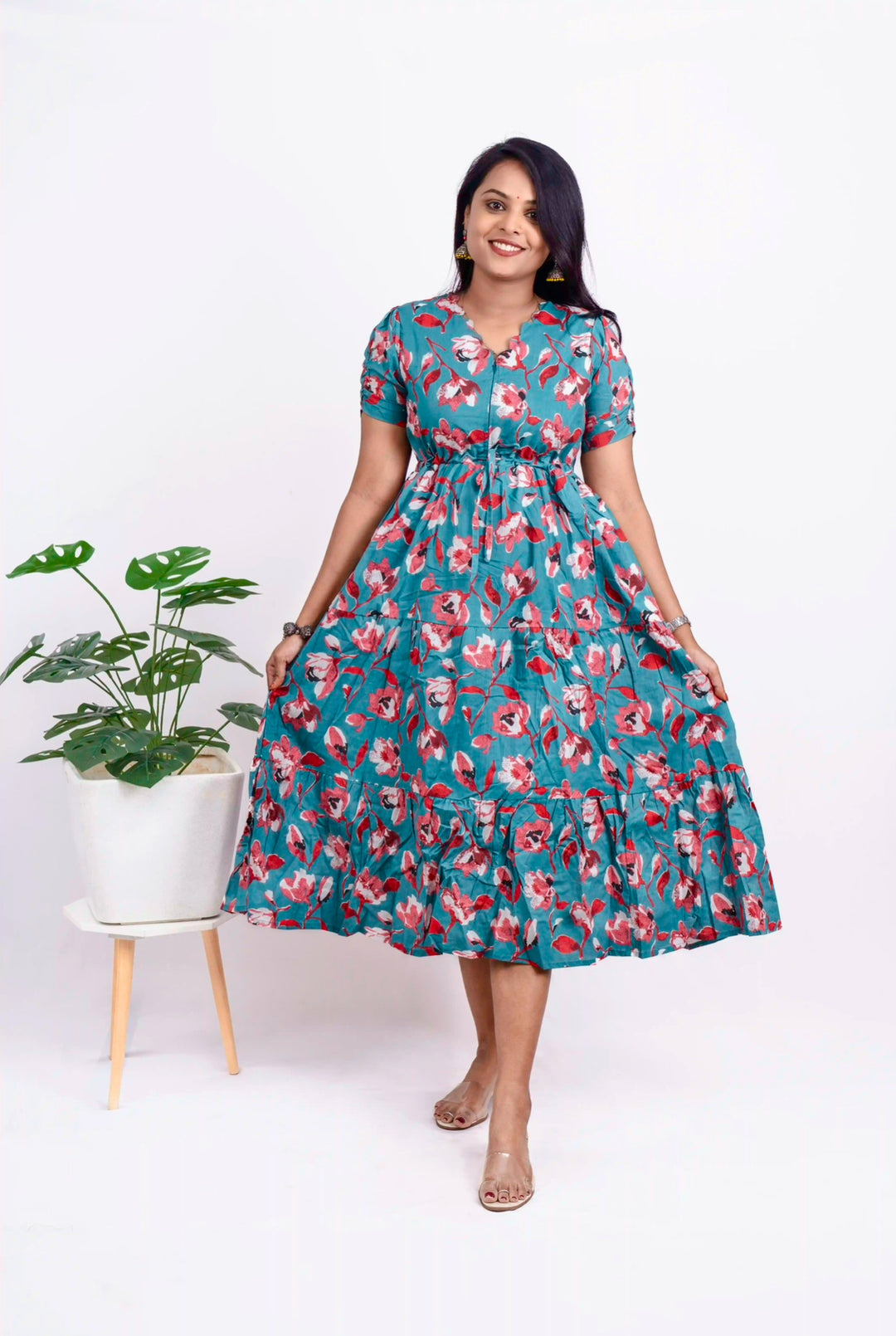 Swetha  Casual Dress With Lining