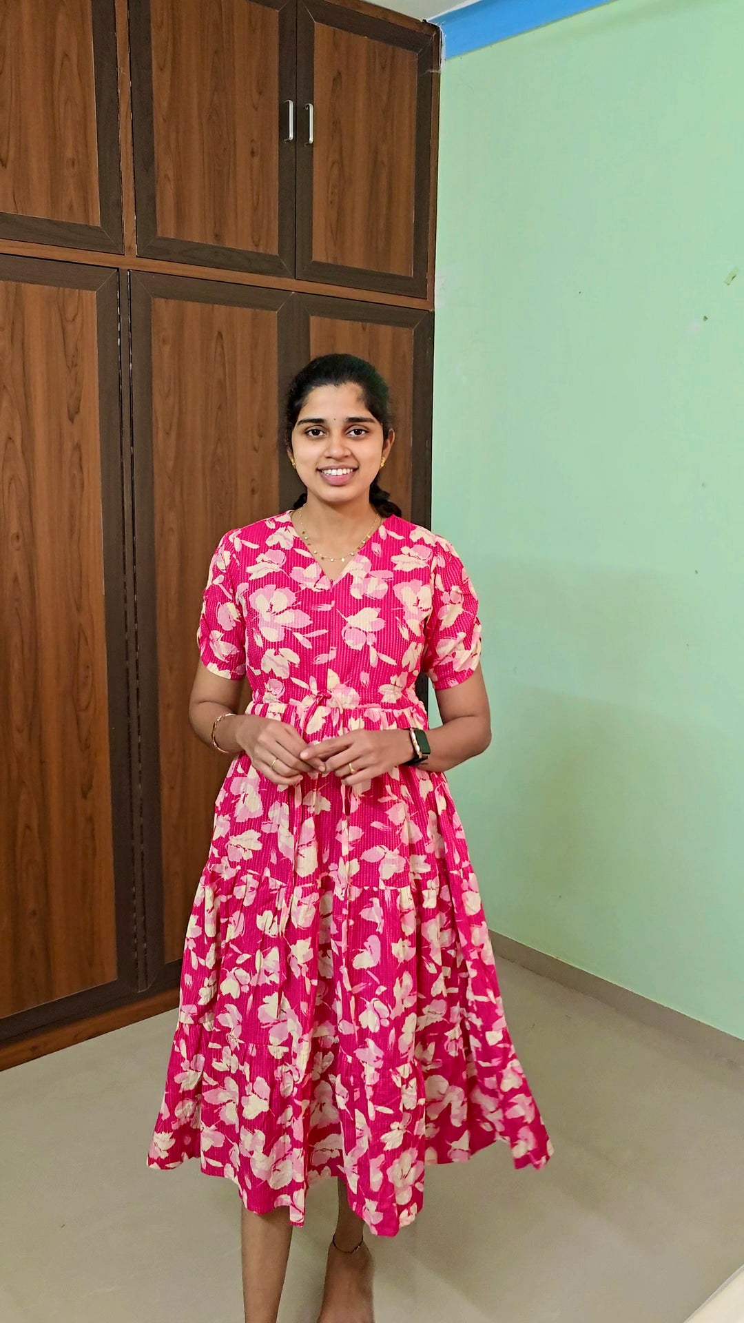 Dreamy kantha Casual Dress With Lining
