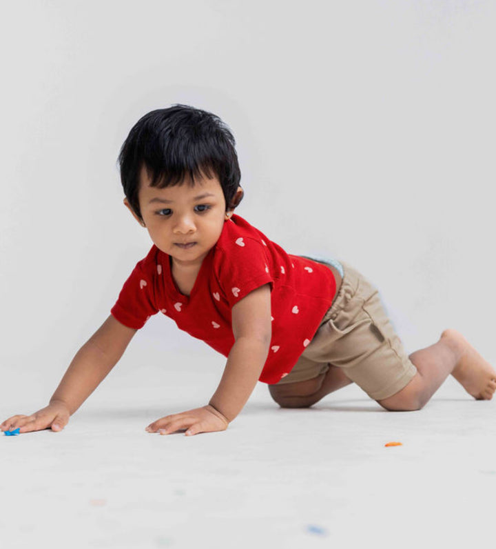 Unisex Red Baby  t-shirt( unisex )