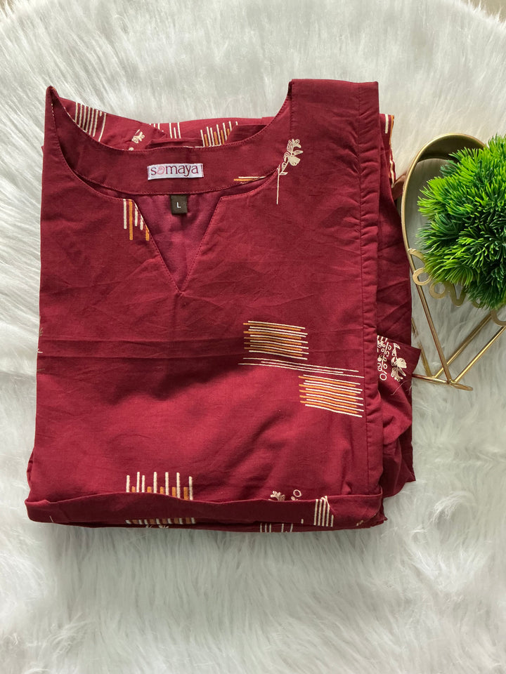 Scarlet  midi Casual Dress With Lining